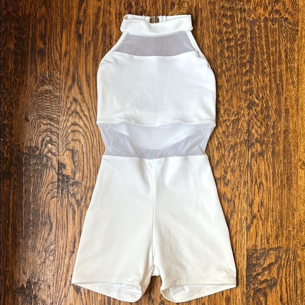 Girls White Dance Glam Uni
